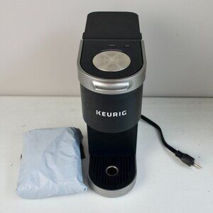 Keurig K-Mini Plus Black Coffee Maker Used Working with Filters